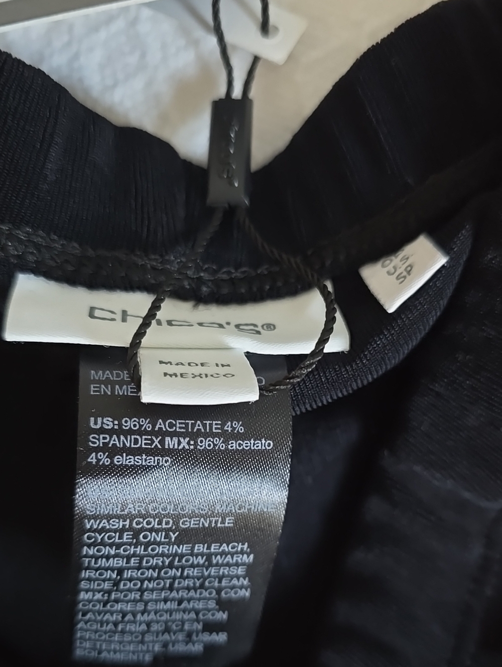 💥Chico’s Travelers™ No Tummy Black Petite Pants Size 0P / S - Picture 10 of 13
